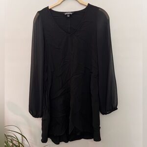 express black long sleeve dress